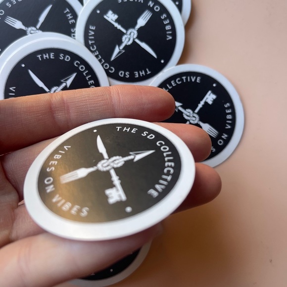 2" Indoor San Diego California Social Club  Surf Skate Adventure  Sticker Decal - Picture 2 of 4